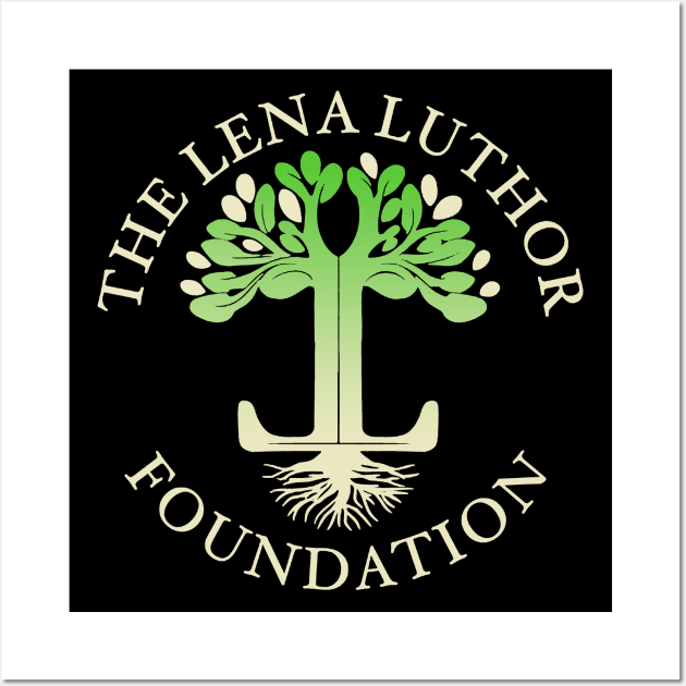 The Lena Luthor Foundation Logo Wall Art by brendalee